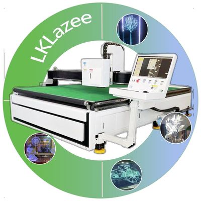Μεγάλο μέγεθος γυαλιού Lklazee 2513 γυάλινο μπλοκ πράσινη λαζερική χαρακτική εσωτερική μηχανή με 2