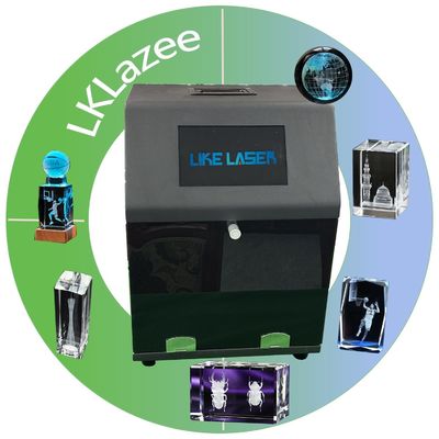 LK-IS-3DA 100000h Laser Lifetime Μίνι 3D Πράσινη Φωτογραφία Κρυστάλλινο γυαλί