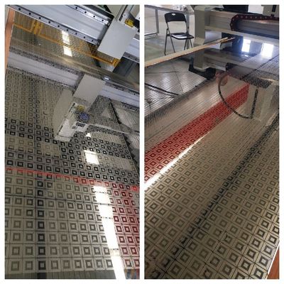Μηχανή σήμανσης με λέιζερ μετάλλου για το ξύρισμα διακοσμητικών πλακών από ανοξείδωτο χάλυβα