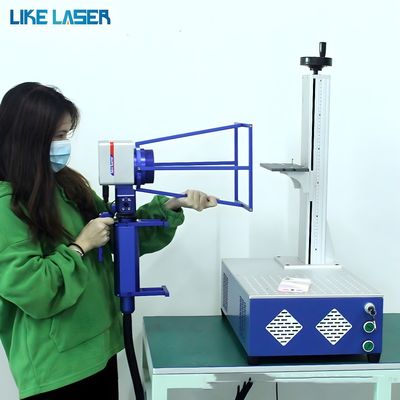 30W Fiber Laser Engraver για Μεταλλικό Πυρογράφημα Desktop Cutter Bylaser Jptipg/Raycus LED Display