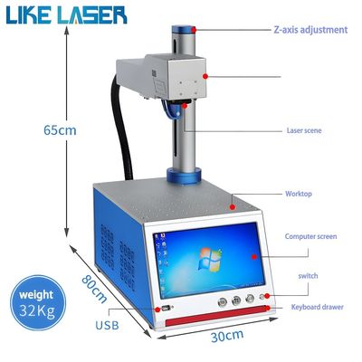 Καταστήματα ένδυσης LIKE-F-ILM-001 Μηχανή σήμανσης με λέιζερ ινών