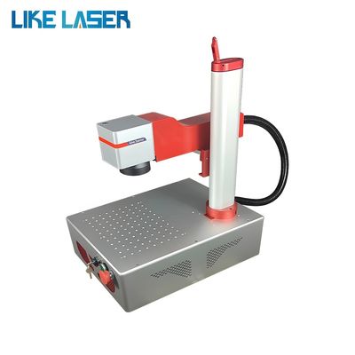 20W 30W Raycus Fiber Laser Marking Machine Φορητό μεταλλικό σήμα με συμπαγές σχεδιασμό