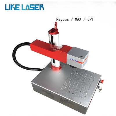 20W 30W Raycus Fiber Laser Marking Machine Φορητό μεταλλικό σήμα με συμπαγές σχεδιασμό