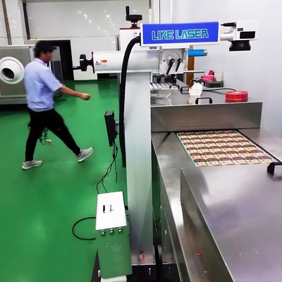 40W CO2 RF Online Flying Laser Marking Machine για μπουκάλια κατοικίδιων ζώων