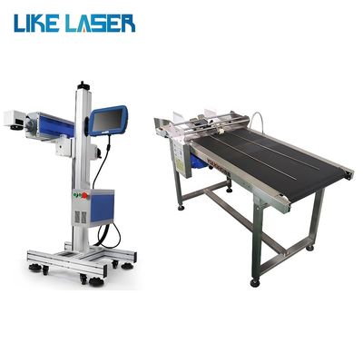 40W CO2 RF Online Flying Laser Marking Machine για μπουκάλια κατοικίδιων ζώων