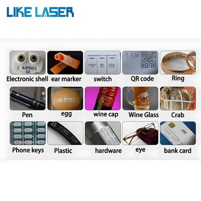 40W CO2 RF Online Flying Laser Marking Machine για μπουκάλια κατοικίδιων ζώων