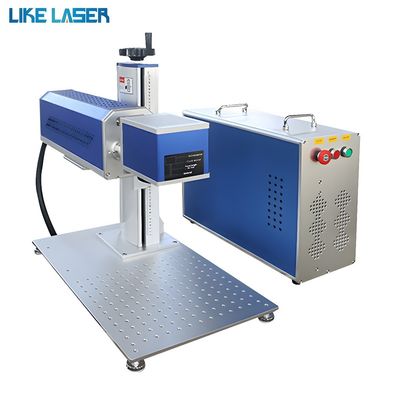 Μη μεταλλική χαρακτική Galvo CO2 Ov Laser με σύστημα ψύξης αέρα και μεταγωγική ζώνη 30W 60W