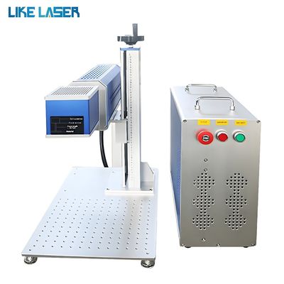 Μη μεταλλική χαρακτική Galvo CO2 Ov Laser με σύστημα ψύξης αέρα και μεταγωγική ζώνη 30W 60W