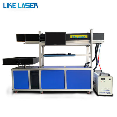 80W 100W 130W CO2 Galvo Laser Marking Machine για γυάλινο σωλήνα κεραμική κρυστάλλινη χαρακτική