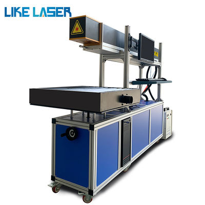 80W 100W 130W CO2 Galvo Laser Marking Machine για γυάλινο σωλήνα κεραμική κρυστάλλινη χαρακτική
